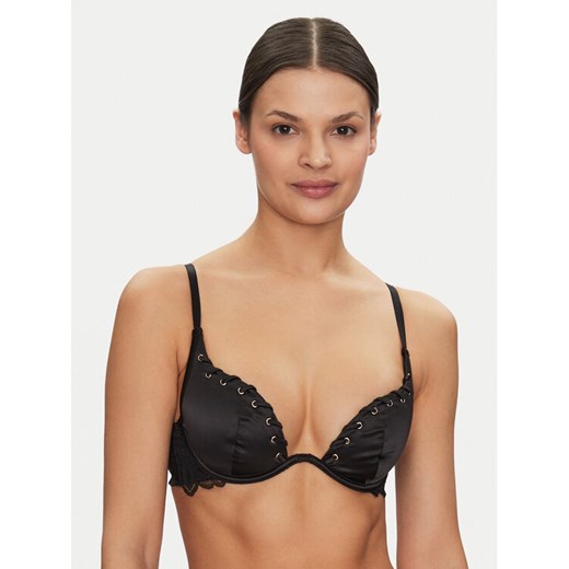 Hunkemöller Biustonosz z fiszbiną Cierra 300352 Czarny ze sklepu MODIVO w kategorii Biustonosze - zdjęcie 182721722