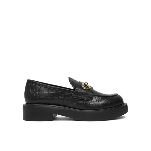 LOVE MOSCHINO Lordsy JA10394G1MIB0000 Czarny ze sklepu MODIVO w kategorii Lordsy damskie - zdjęcie 182721742
