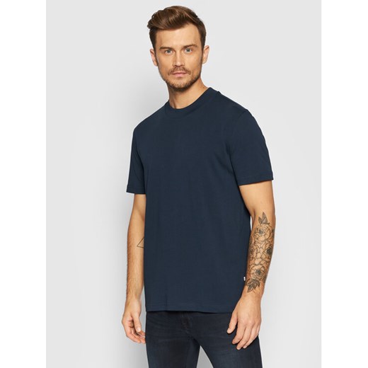 Selected Homme T-Shirt Colman 16077385 Granatowy Relaxed Fit ze sklepu MODIVO w kategorii T-shirty męskie - zdjęcie 182721790