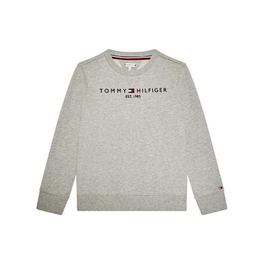Tommy Hilfiger Bluza Essential KS0KS00212 Szary Regular Fit ze sklepu MODIVO w kategorii Bluzy chłopięce - zdjęcie 182721800