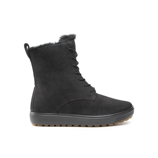 ECCO Botki Soft 7 Tred W 45042302001 Czarny ze sklepu MODIVO w kategorii Botki - zdjęcie 182721824