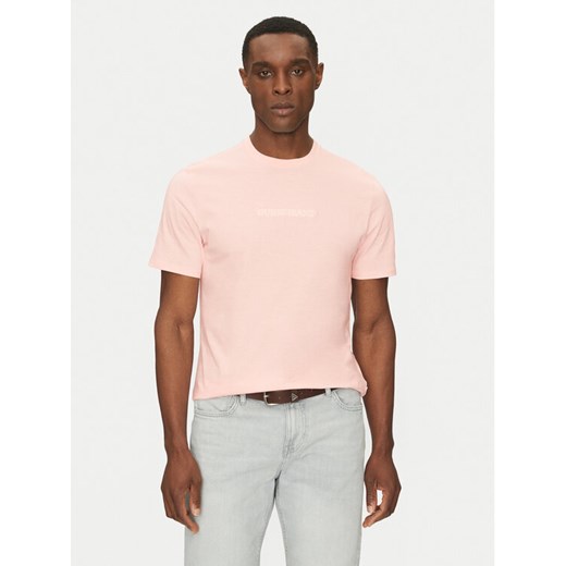 Guess Jeans T-Shirt M4YI52 K8HM0 Różowy Regular Fit ze sklepu MODIVO w kategorii T-shirty męskie - zdjęcie 182721842