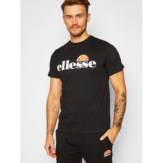 Ellesse T-Shirt Albany Tee SGS03237 Czarny Regular Fit ze sklepu MODIVO w kategorii T-shirty męskie - zdjęcie 182721861