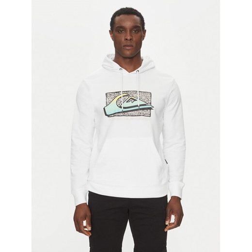 Quiksilver Bluza EQYFT05094 Biały Regular Fit ze sklepu MODIVO w kategorii Bluzy męskie - zdjęcie 182721870