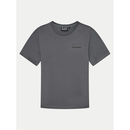 EA7 Emporio Armani T-Shirt 8NBT51 BJ02Z 1977 Szary Regular Fit ze sklepu MODIVO w kategorii T-shirty chłopięce - zdjęcie 182721943