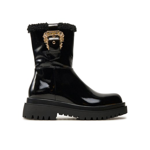 Versace Jeans Couture Botki Drew 77VA3S69 Czarny ze sklepu MODIVO w kategorii Botki - zdjęcie 182722052