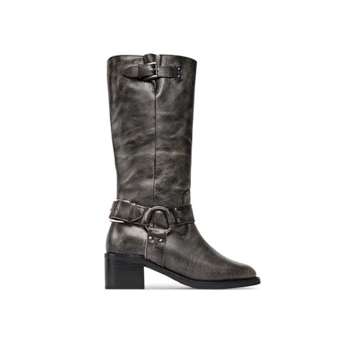 Bronx Kozaki High boots 14291-A Czarny ze sklepu MODIVO w kategorii Kozaki damskie - zdjęcie 182722072