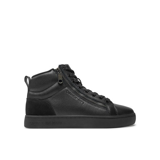 Calvin Klein Jeans Sneakersy Classic Cupsole Zip Mid In YM0YM01156 Czarny ze sklepu MODIVO w kategorii Buty sportowe męskie - zdjęcie 182722081