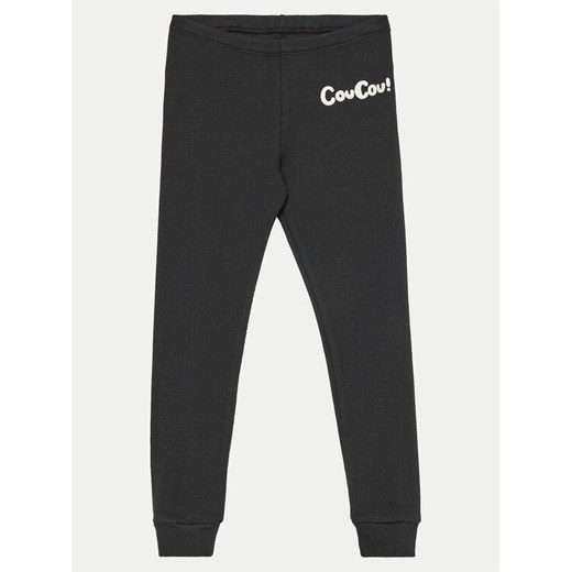 Mini Rodini Legginsy Coucou 2473011999 Czarny Slim Fit ze sklepu MODIVO w kategorii Spodnie dziewczęce - zdjęcie 182722093
