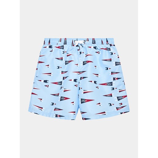 Tommy Hilfiger Szorty kąpielowe UB0UB00484 Niebieski Regular Fit ze sklepu MODIVO w kategorii Kąpielówki chłopięce - zdjęcie 182722101