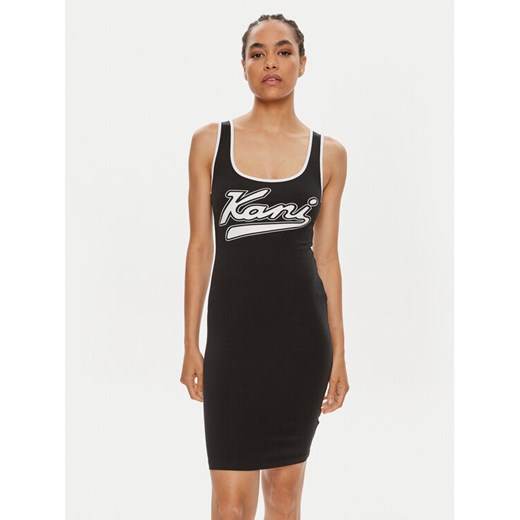 Karl Kani Sukienka letnia Varsity 6160828 Czarny Slim Fit ze sklepu MODIVO w kategorii Sukienki - zdjęcie 182722193