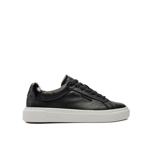 Calvin Klein Sneakersy Cupsole Lace Up W/Ml Lth HW0HW02119 Czarny Calvin Klein 36 MODIVO