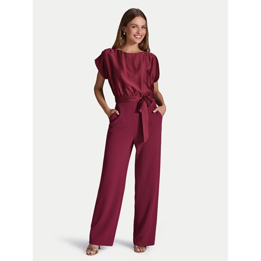 Swing Kombinezon 3AD00400 Bordowy Relaxed Fit ze sklepu MODIVO w kategorii Kombinezony damskie - zdjęcie 182722250