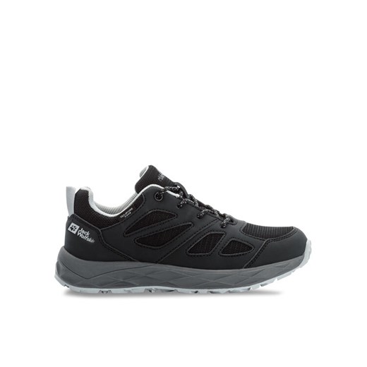 Jack Wolfskin Trekkingi Woodland 2 Texapore Low 4059811 Czarny ze sklepu MODIVO w kategorii Buty sportowe dziecięce - zdjęcie 182722263