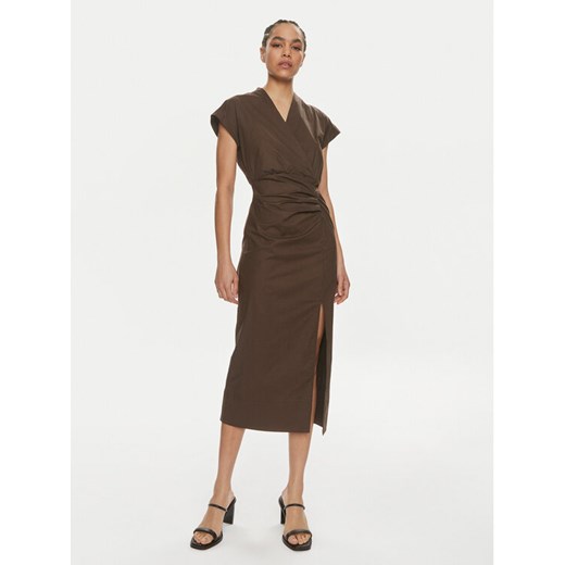 Marella Sukienka letnia Recoaro 2413221242 Brązowy Regular Fit ze sklepu MODIVO w kategorii Sukienki - zdjęcie 182722344