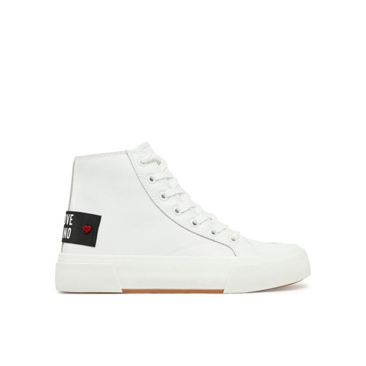 LOVE MOSCHINO Trampki JA15022G1MIA0100 Biały ze sklepu MODIVO w kategorii Trampki damskie - zdjęcie 182722511