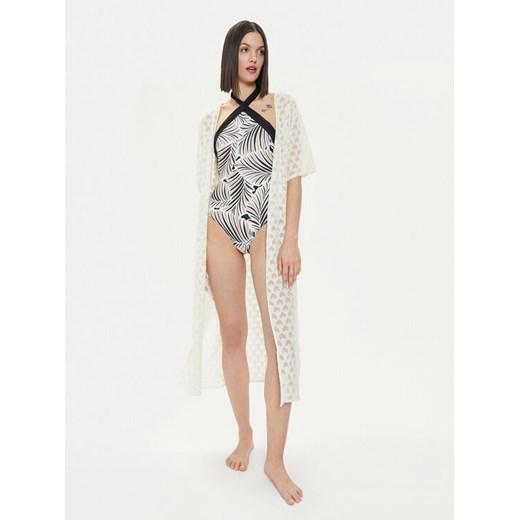 Selmark Kimono BK095 Écru Relaxed Fit ze sklepu MODIVO w kategorii Odzież plażowa - zdjęcie 182722512