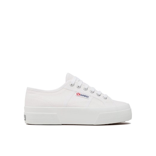 Superga Tenisówki 2740 Platform S21384W Biały ze sklepu MODIVO w kategorii Trampki damskie - zdjęcie 182722524