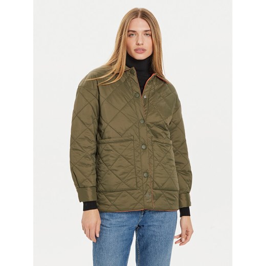 Pepe Jeans Kurtka przejściowa Caty PL402441 Zielony Relaxed Fit ze sklepu MODIVO w kategorii Kurtki damskie - zdjęcie 182722532