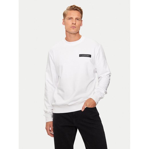 Richmond X Bluza UMA24135FE Biały Regular Fit ze sklepu MODIVO w kategorii Bluzy męskie - zdjęcie 182722540