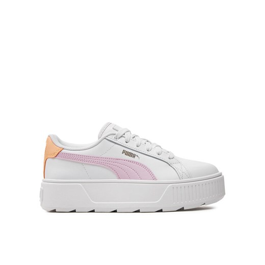 Puma Sneakersy Karmen L Jr 387374-11 Biały ze sklepu MODIVO w kategorii Trampki dziecięce - zdjęcie 182722553