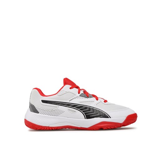 Puma Buty halowe Solarflash Jr II 106883 04 Biały ze sklepu MODIVO w kategorii Buty sportowe dziecięce - zdjęcie 182722564