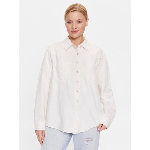 Levi's® Koszula jeansowa Donovan Western A5974-0009 Écru Regular Fit ze sklepu MODIVO w kategorii Koszule damskie - zdjęcie 182722582
