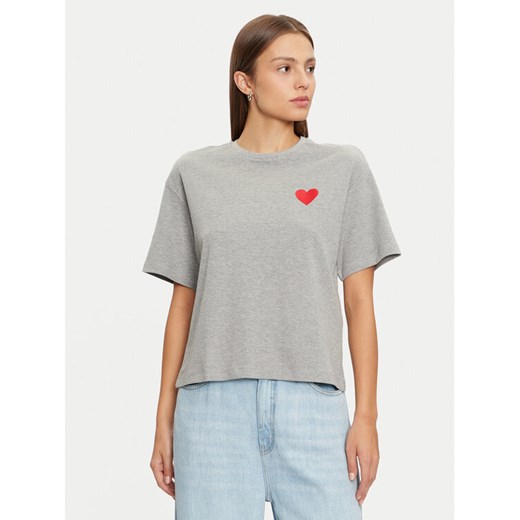 Vero Moda T-Shirt Thilde 10329163 Szary Regular Fit ze sklepu MODIVO w kategorii Bluzki damskie - zdjęcie 182722610