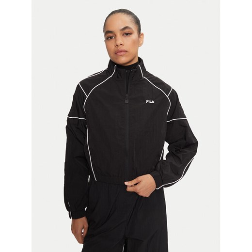 Fila Bluza Laplace FAW0890 Czarny Regular Fit ze sklepu MODIVO w kategorii Bluzy damskie - zdjęcie 182722644
