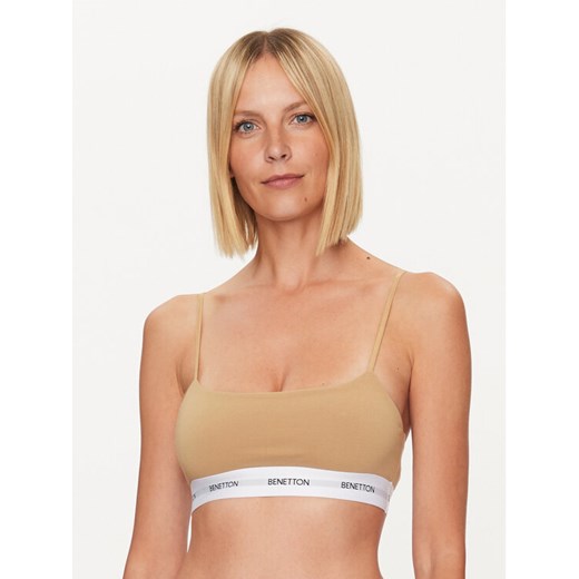 United Colors Of Benetton Biustonosz top 3OP81R00I Beżowy ze sklepu MODIVO w kategorii Biustonosze - zdjęcie 182722671