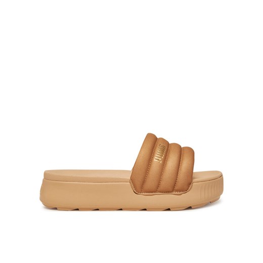 Puma Klapki Karmen Slide Puffy Wns Aqua Metallics PU 400679 02 Złoty ze sklepu MODIVO w kategorii Klapki damskie - zdjęcie 182722692