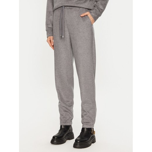 Weekend Max Mara Spodnie dresowe Elis 2425786022 Szary Relaxed Fit ze sklepu MODIVO w kategorii Spodnie damskie - zdjęcie 182722702