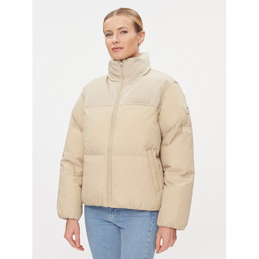 Tommy Hilfiger Kurtka zimowa New York WW0WW39748 Beżowy Relaxed Fit ze sklepu MODIVO w kategorii Kurtki damskie - zdjęcie 182722742