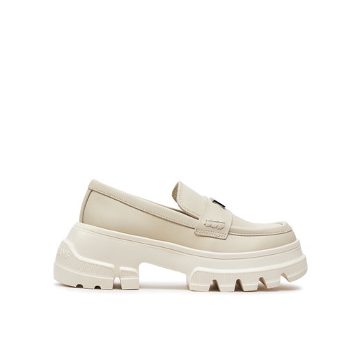 Tommy Jeans Loafersy Tjw Chunky Loafer EN0EN02504 Beżowy ze sklepu MODIVO w kategorii Mokasyny damskie - zdjęcie 182722774