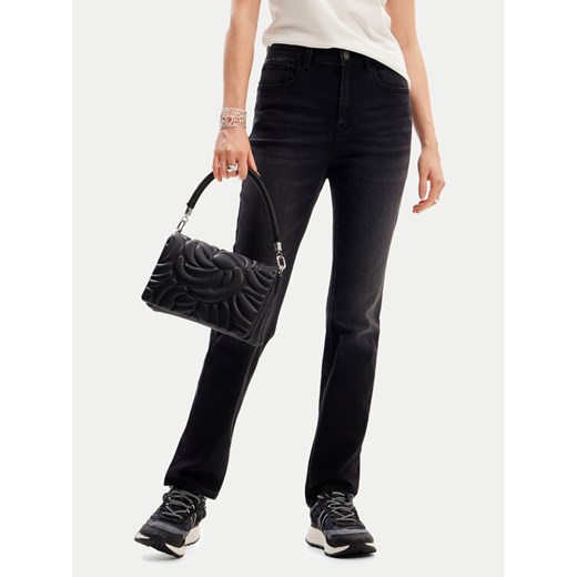 Desigual Jeansy Carmela 24WWDD95 Czarny Skinny Fit ze sklepu MODIVO w kategorii Jeansy damskie - zdjęcie 182722863