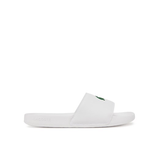 Lacoste Klapki Serve Sliders 7-49CMA0041 Biały ze sklepu MODIVO w kategorii Klapki męskie - zdjęcie 182722941