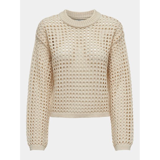 JDY Sweter Ronda 15317229 Beżowy Regular Fit ze sklepu MODIVO w kategorii Swetry damskie - zdjęcie 182722951