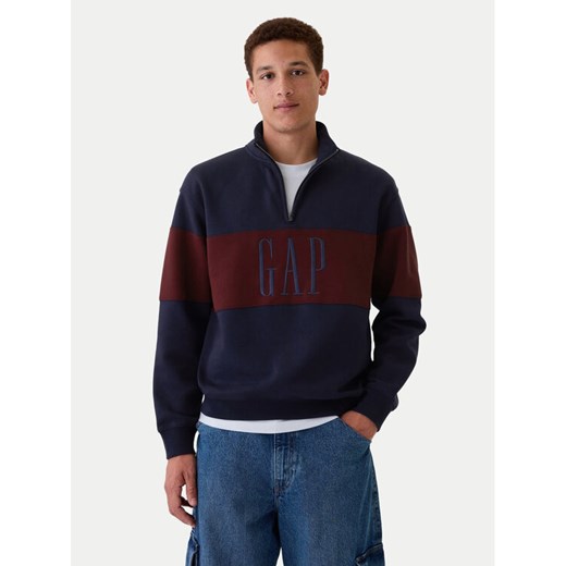Gap Bluza 526848-00 Granatowy Oversize ze sklepu MODIVO w kategorii Bluzy męskie - zdjęcie 182722954