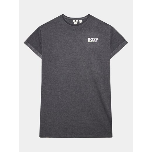 Roxy Sukienka codzienna You Rock My World ERGKD03223 Szary Oversize ze sklepu MODIVO w kategorii Sukienki dziewczęce - zdjęcie 182722971