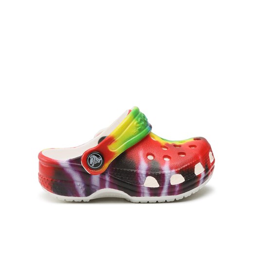 Crocs Klapki Littles Graphic Clog 207281 Kolorowy ze sklepu MODIVO w kategorii Klapki dziecięce - zdjęcie 182722991