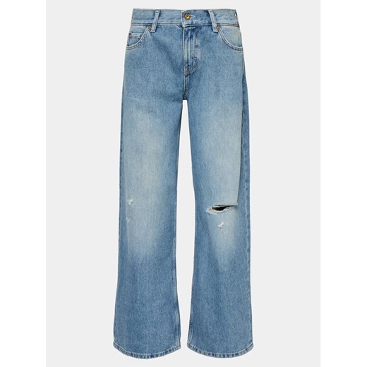 Mustang Jeansy Medley 1015030 Niebieski Wide Leg ze sklepu MODIVO w kategorii Jeansy damskie - zdjęcie 182723024