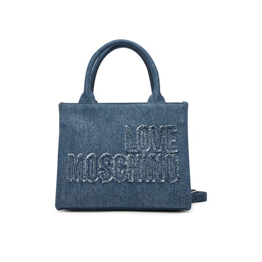 LOVE MOSCHINO Torebka JC4244PP0MKM0750 Niebieski ze sklepu MODIVO w kategorii Torebki damskie - zdjęcie 182723080