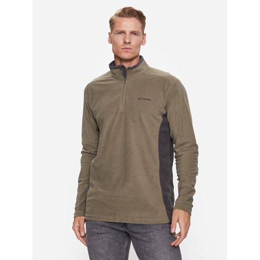 Columbia Polar Klamath Range™ II Half Zip Zielony Regular Fit ze sklepu MODIVO w kategorii Bluzy męskie - zdjęcie 182723091