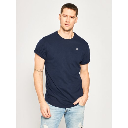 G-Star Raw T-Shirt Lash R T D16396-2653-B111 Granatowy Regular Fit ze sklepu MODIVO w kategorii T-shirty męskie - zdjęcie 182723140