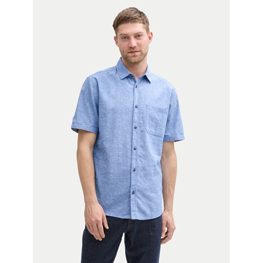 Tom Tailor Koszula 1045098 Niebieski Regular Fit ze sklepu MODIVO w kategorii Koszule męskie - zdjęcie 182723192