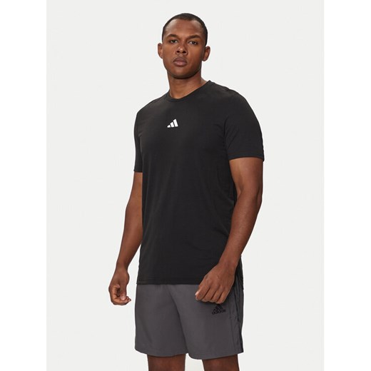 adidas Koszulka techniczna Designed for Training IK9725 Czarny Slim Fit ze sklepu MODIVO w kategorii T-shirty męskie - zdjęcie 182723244