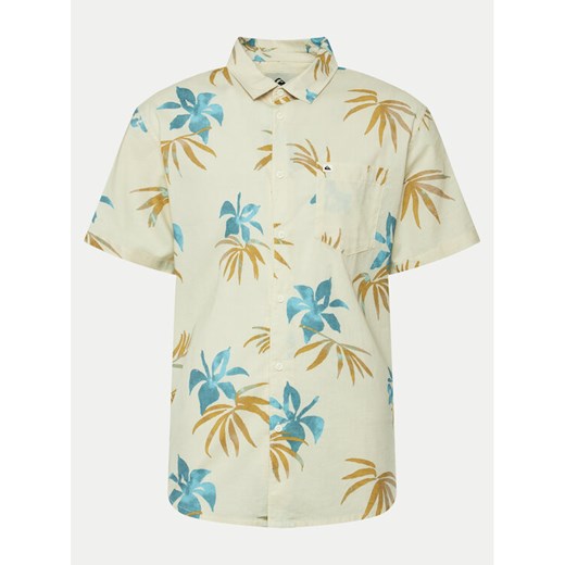 Quiksilver Koszula Apero Classic AQYWT03312 Beżowy Regular Fit ze sklepu MODIVO w kategorii Koszule męskie - zdjęcie 182723263
