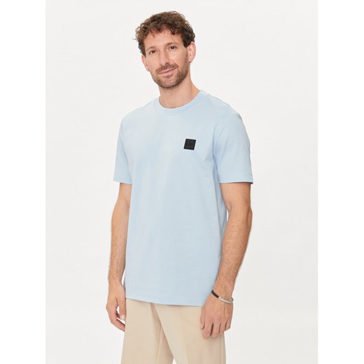 Boss T-Shirt Tiburt 278 50515598 Błękitny Regular Fit ze sklepu MODIVO w kategorii T-shirty męskie - zdjęcie 182723281
