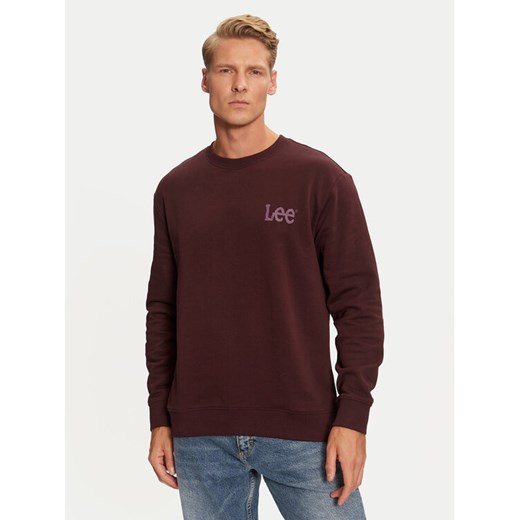 Lee Bluza Wobbly 112355744 Różowy Regular Fit ze sklepu MODIVO w kategorii Bluzy męskie - zdjęcie 182723282