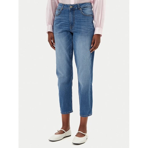 Fracomina Jeansy FP25SVD005D42002 Niebieski Mom Fit ze sklepu MODIVO w kategorii Jeansy damskie - zdjęcie 182723381